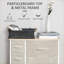 Armoires | Rangement à 7 tiroirs HOMcom, structure en métal moderne, gris clair, pour garde-robe et amp; Petits espaces | Contemporain | Chambre à coucher