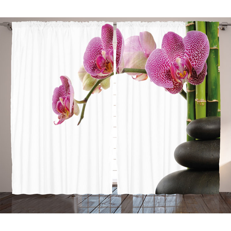 Semi Sheer Curtain Pair, 54" W x 108" L