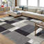 Tapis géométrique lavable à motif géométrique antidérapant-228957261