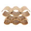 Support à vin de table 10 bouteilles en bois massif beige