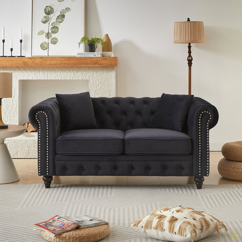 Canapé modulaire 63,5 po Chesterfield