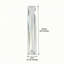 Ensemble de 55 tiges de cristal transparent de qualité supérieure - Longueur : 10 cm (3,94 po) pour des accents décoratifs élégants-123305724