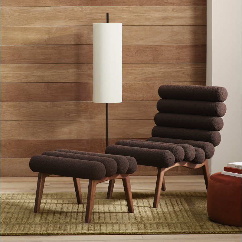 Delmare 60.5'' Matte Column Floor Lamp