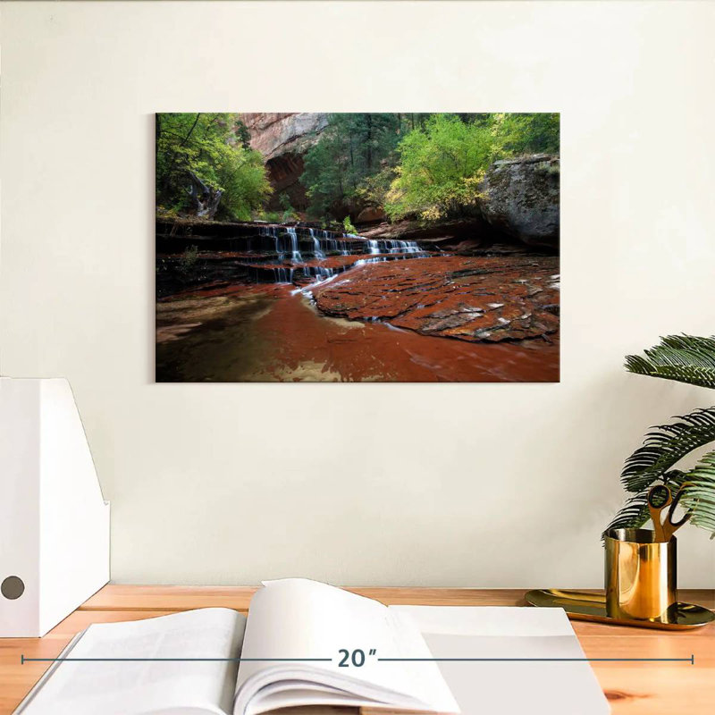 Alvord Zion Plateau The Subway Waterfall, H 8 po x l 12 po