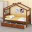 Lit en bois avec tiroirs-69874847