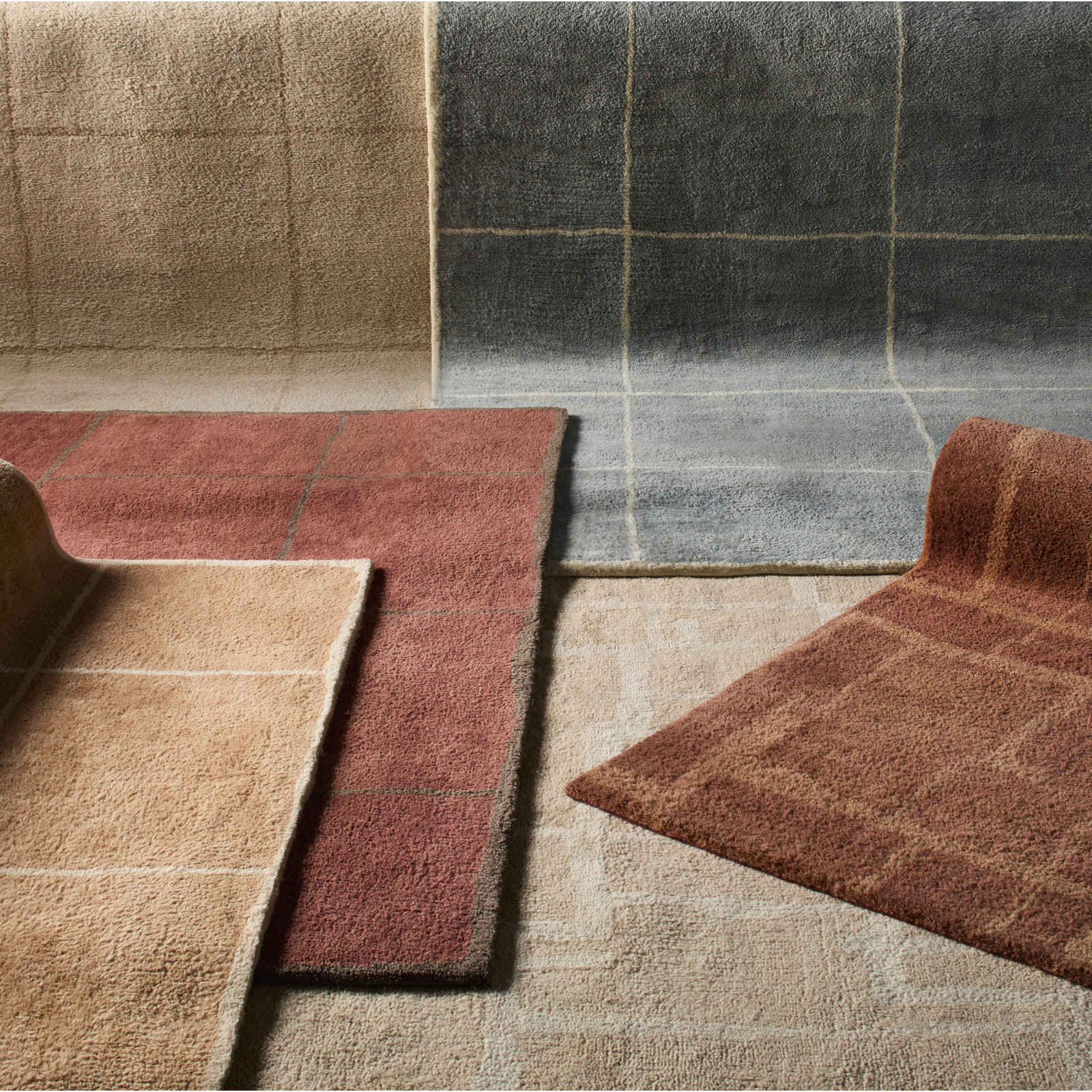 Merritt Hand-Tufted Geometric Wool Rug, Rectangle 2' x 3'