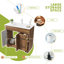 Meuble-lavabo simple 36 po avec comptoir en céramique et robinet, meuble-lavabo avec tiroirs et armoire 2 portes-1052395445