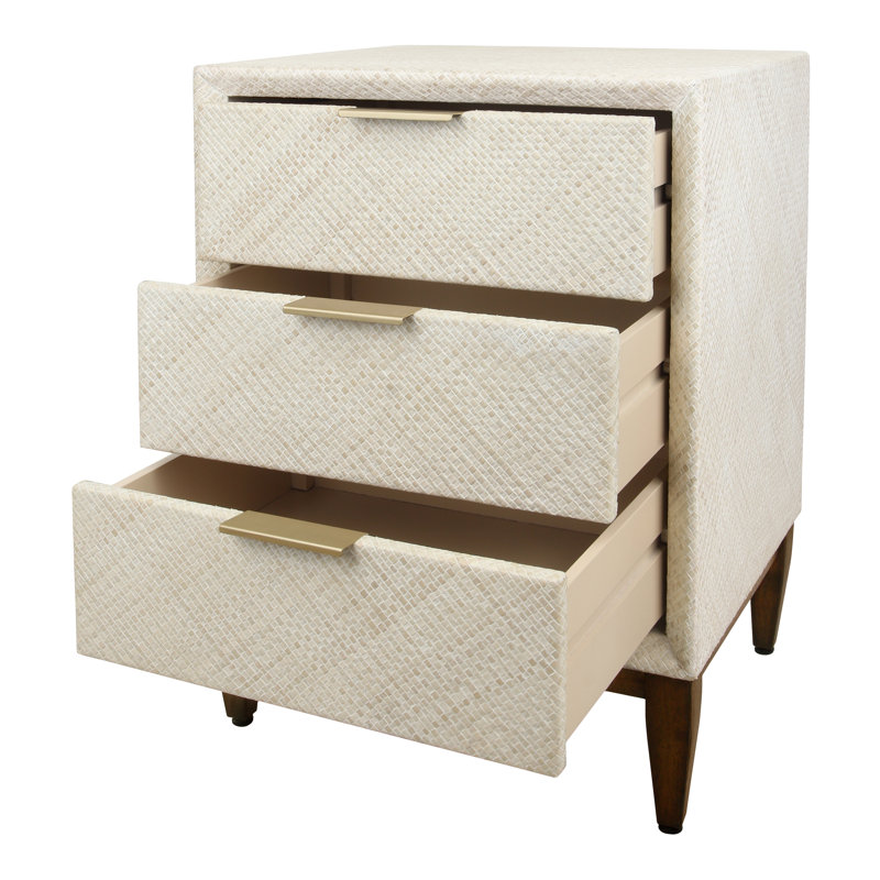 Brinley 3 Drawers Nightstand