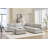 Ericah 115.8" W Chenille Upholstered Modular Sectional with Ottoman-659558737