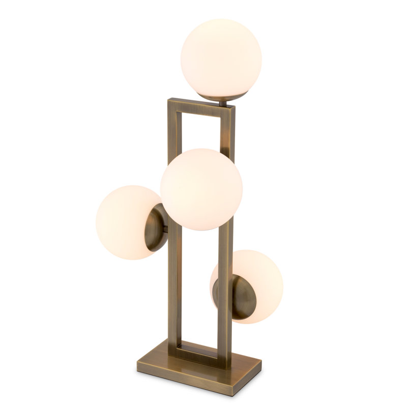 Pascal Table Lamp, Light Brass