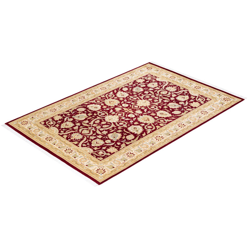 Classic One-of-a-Kind 4' 2" X 6' 3" Hand Knotted Area Rug