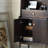 European style narrow bookcase