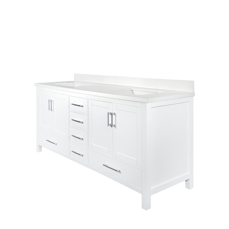 Ensemble de meuble-lavabo autoportant 72 po GEF Willow Beverley