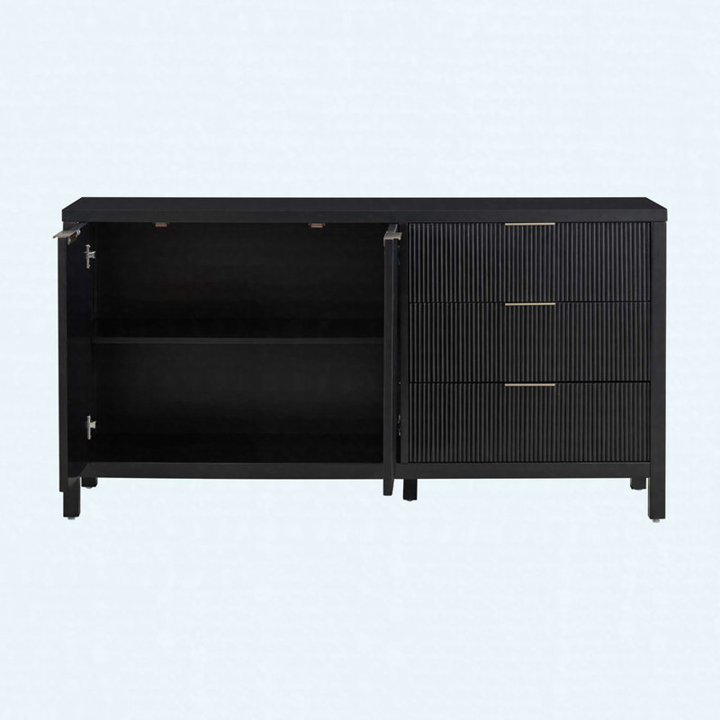 Buffet Minimalist, Noir