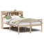 Bookcase Bed Without Mattress Solid Wood Pine-1234271519