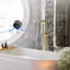 Robinet de baignoire circulaire à poignée simple-65166440
