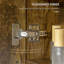 Armoire d'entrée, armoire à pharmacie lumineuse avec miroir, armoire de salle de bain murale avec tablettes de rangement à 3 niveaux