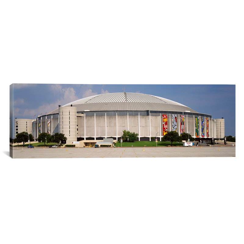 « houston astrodome, houston, texas », reproduction de photo sur toile, H 24 po x l 72 po x P 1,5 po, Toile tendue