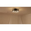 11,75 po Ventilateur de plafond à DEL intérieur noir avec éclairage variable à intensité variable et plafonnier encastré avec télécommande et commande intelligente