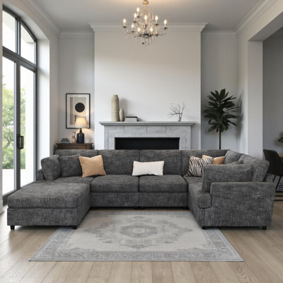 Domoni 6 - Piece Upholstered Sectional
