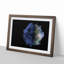 Blue Planet Earth in Abstract - Picture Frame Graphic Art Print-55687170-55687167