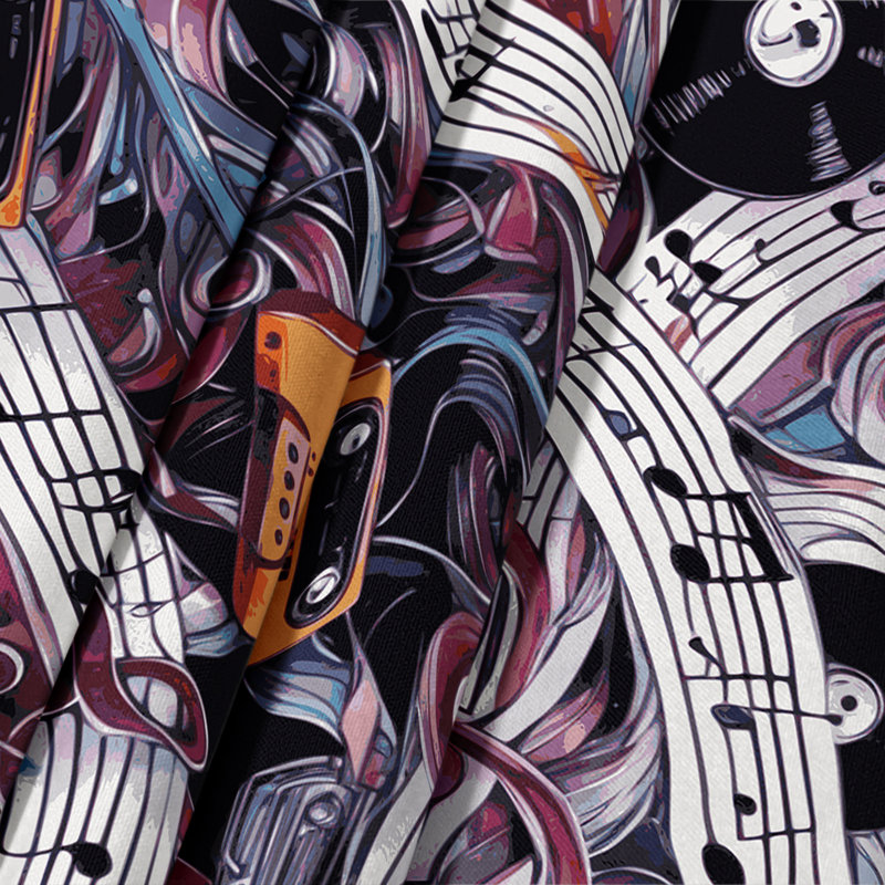 Tapisserie murale «Music Pop Music», 26 po x 36 po