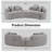 Boneless Curved Compression Sectional Sofa-1499203973