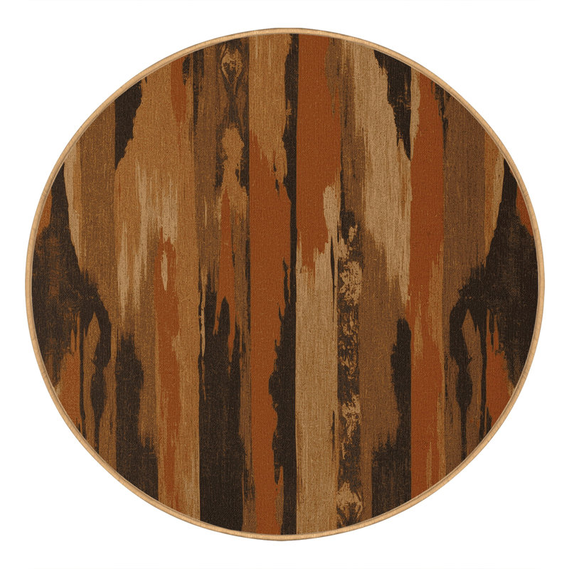 Sandstone Eclipse Rug, Round 4'