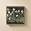 Fleurs rétro sur fond noir par Wild Apple Portfolio - impression sur toile-130857486-130857483
