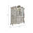 Bently Transitional Rectangular Hutch and Buffet with Touch Light in Champagne