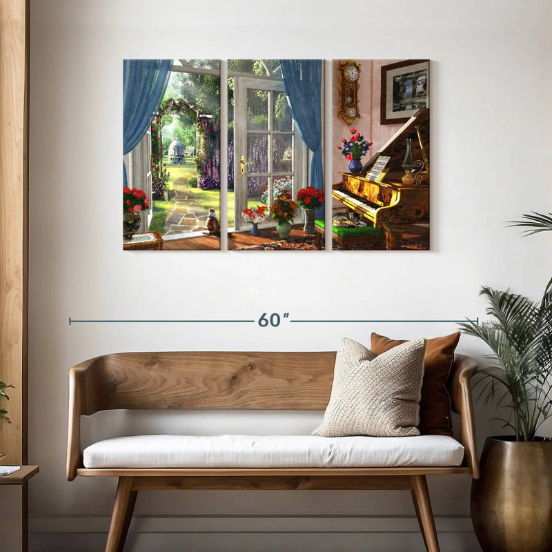 Lilie Room View, 28" H x 45" W