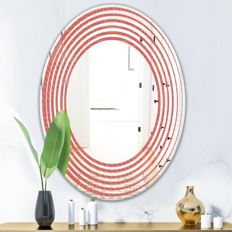 Miroir mural Wave, H 31,5 po x l po