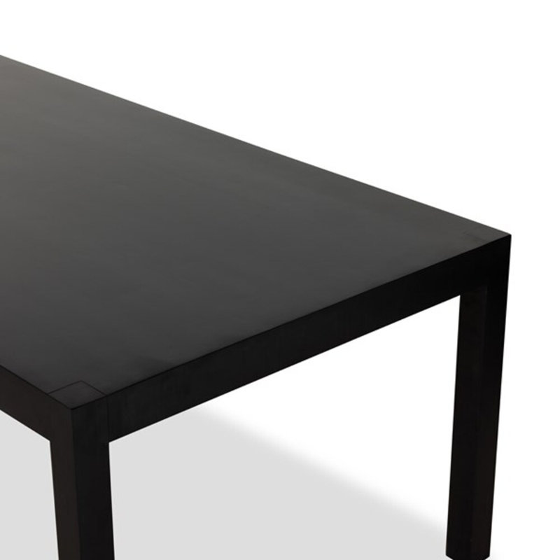 Isador Solid Wood Dining Table, 30" H x 96" L x 42" W, Dry Wash Poplar