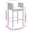 Ensemble de bar en métal avec tabourets-146037113-139162800