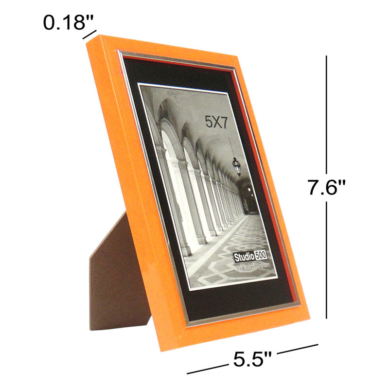Gregorio Orange Matte Picture Frame