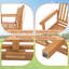 Solid Wood Outdoor Bench