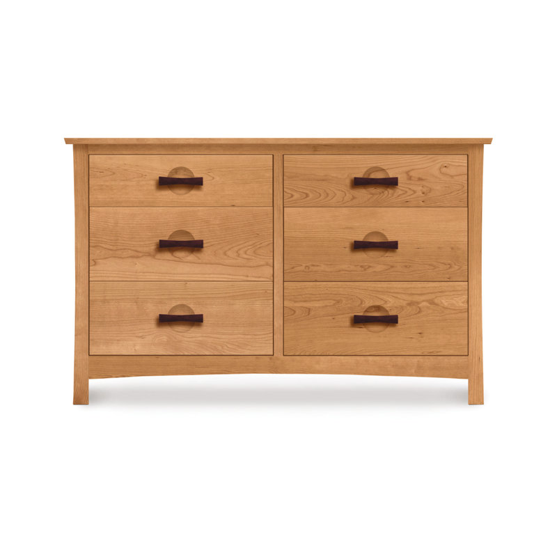 Berkeley 6 - Drawer Solid Wood Dresser, Natural Cherry