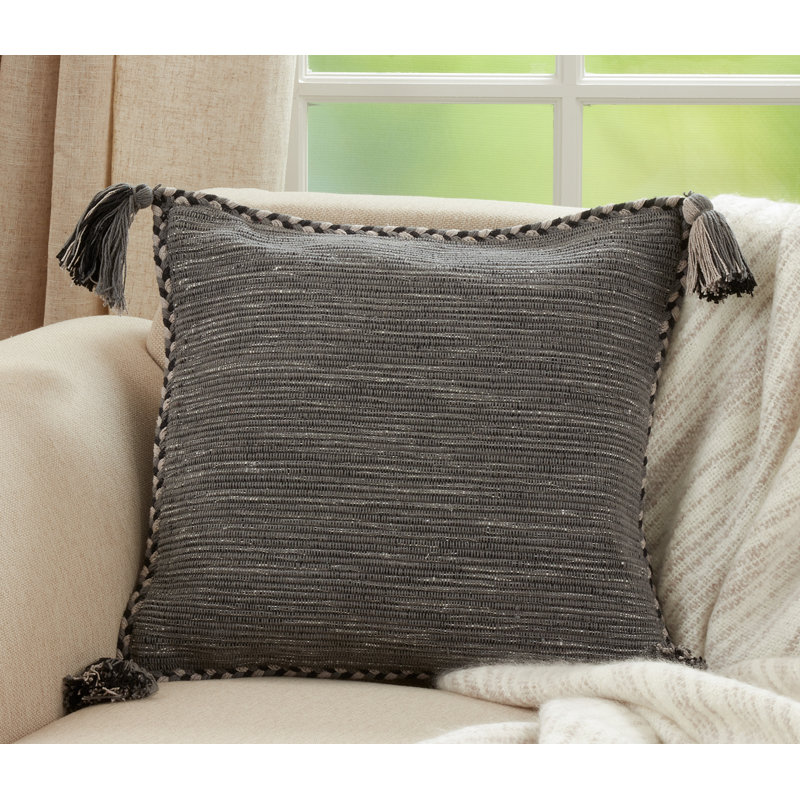 Housse et insert de coussin en coton Nautica, Menthe, Polyester/ Bourre en polyester