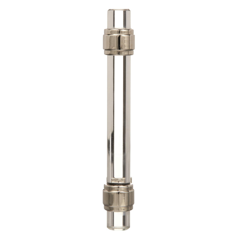 Poignée barre Glacio, Nickel poli, 3 3/4"