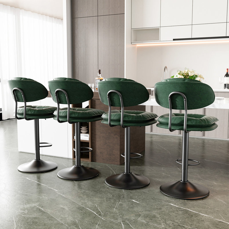 Tabouret de bar Bergess, Gris foncé