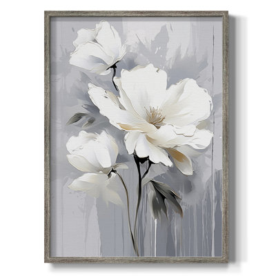 Reproduction encadrée FLORAL Series CDXLIV - bois massif