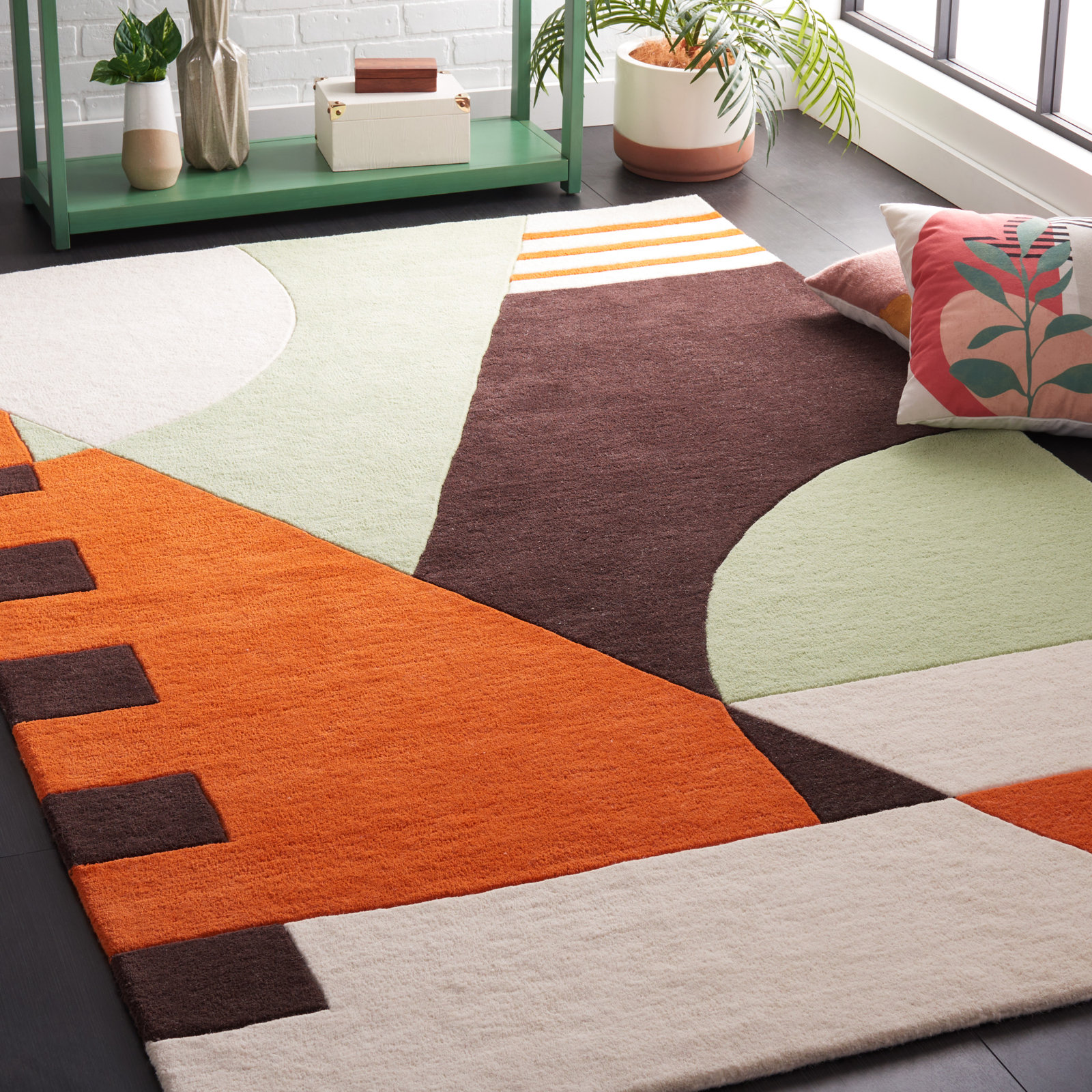 Kazu Handmade Wool Rug, Rectangle 8' x 10'