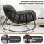 Chaise berçante d'extérieur en fer Luisang-636850006