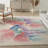 Viscose Abstract Indoor Rug-88749817