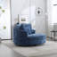 Fauteuil demi-tonneau surdimensionné avec housse-100902699