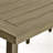Kristi Outdoor Dining Table, Rectangular Wood Top, Gray Iron Legs, 69 Inch