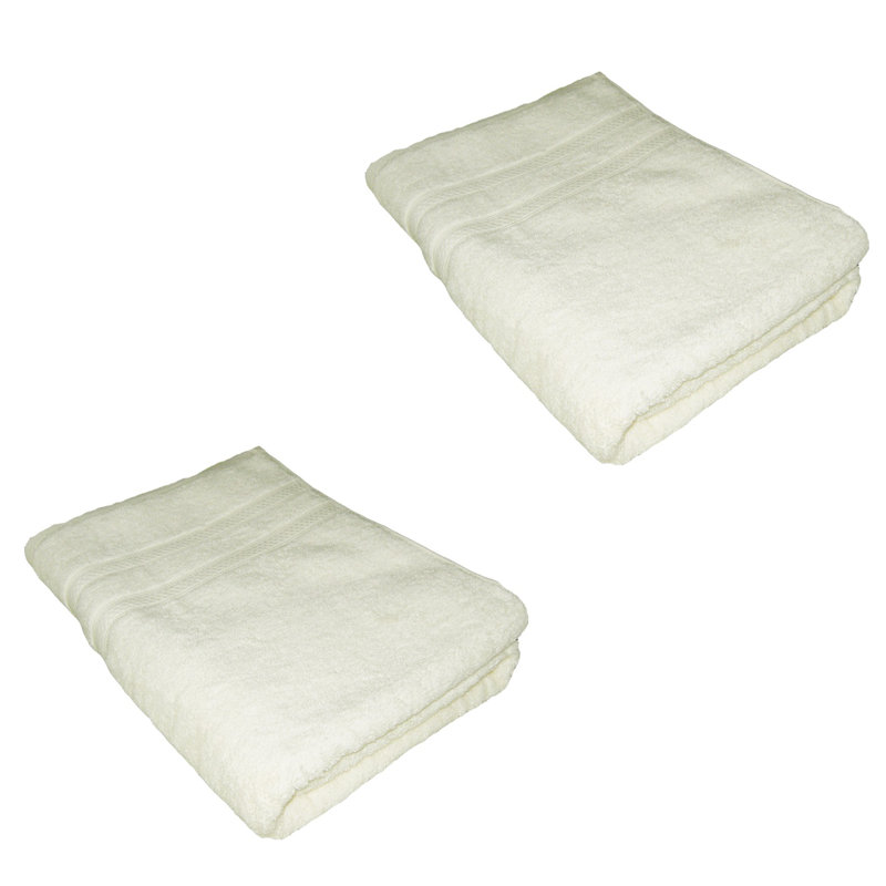 Serviette de bain 100% coton Jalexa, Latte