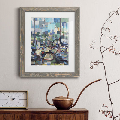 Les bateaux du matin I - reproduction de cadre photo sur papier