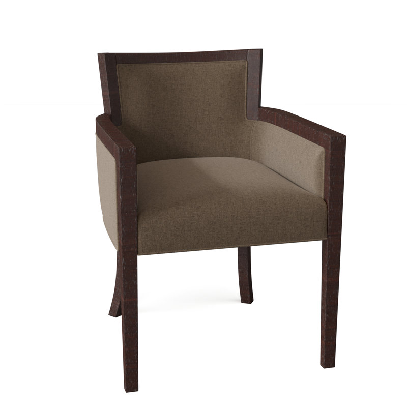 Albany Upholstered Arm Chair, Bark (8789 06), Espresso