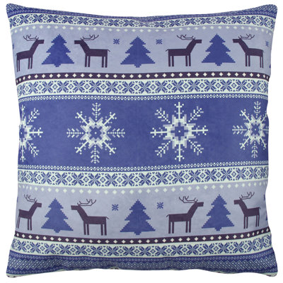 Premium Washable Cushion, 17.0 x 17.0 Inches, 50% Cotton / 50% Polyester, Silicone Filling, Concealed Zip | Soft, Comfortable & Ironable | Perfect for Home Decor, Living Room & Bedroom Accents